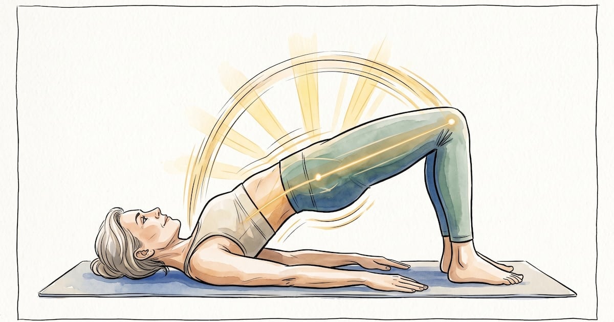 Planchas con rodilla apoyada y puentes: cómo sumar fuerza al abdomen después de los 50