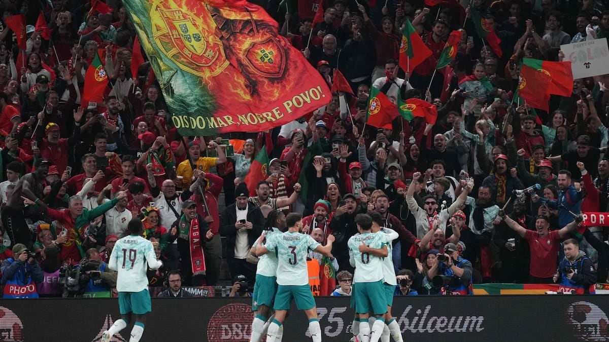 Portugal sigue de racha: le ganó 4-2 a Dinamarca en un partido de ida y vuelta y se trepó a la cima de la Nations