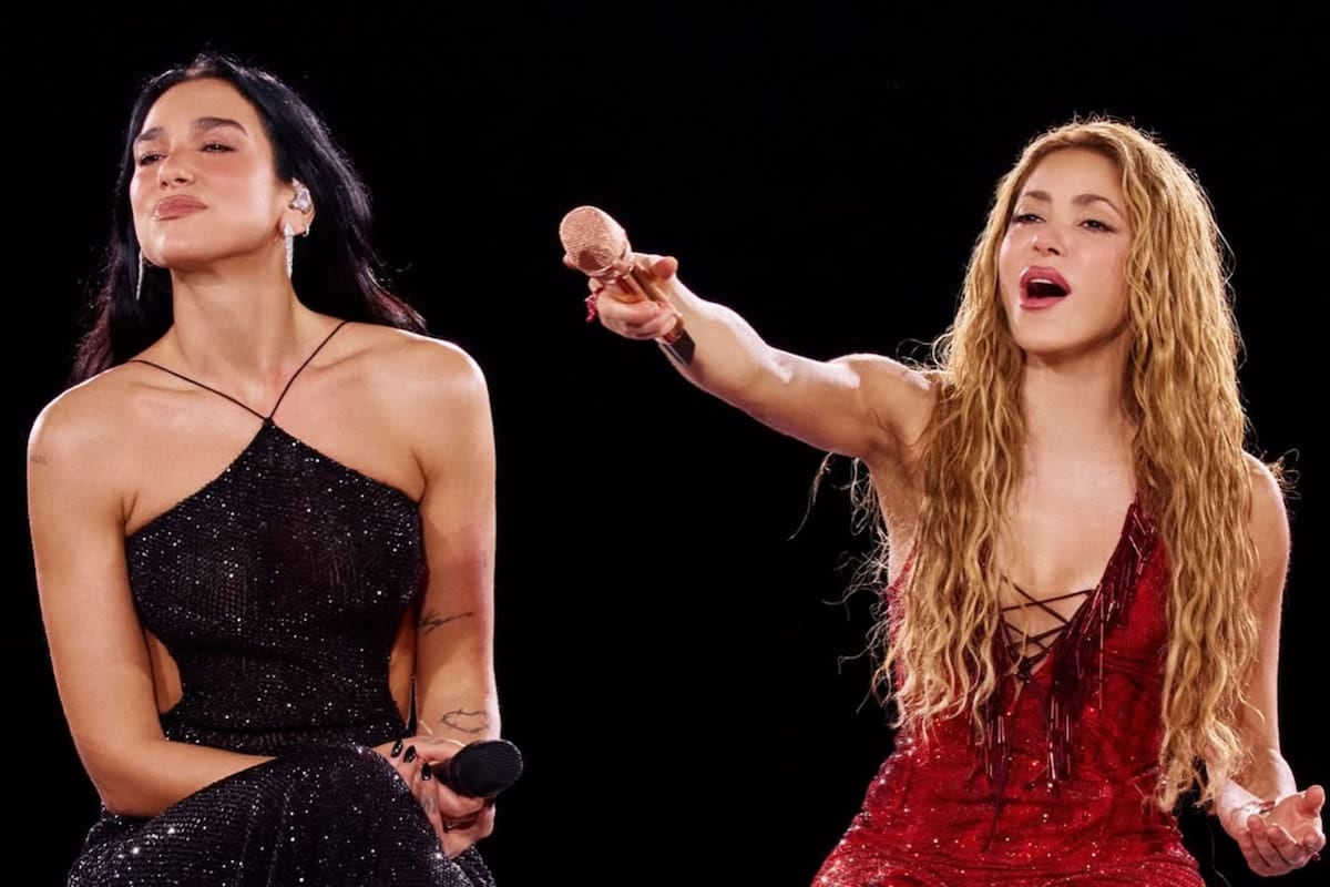 Dos divas, una canción y un escenario en Madrid: Shakira y Dua Lipa por fin se cruzaron en vivo