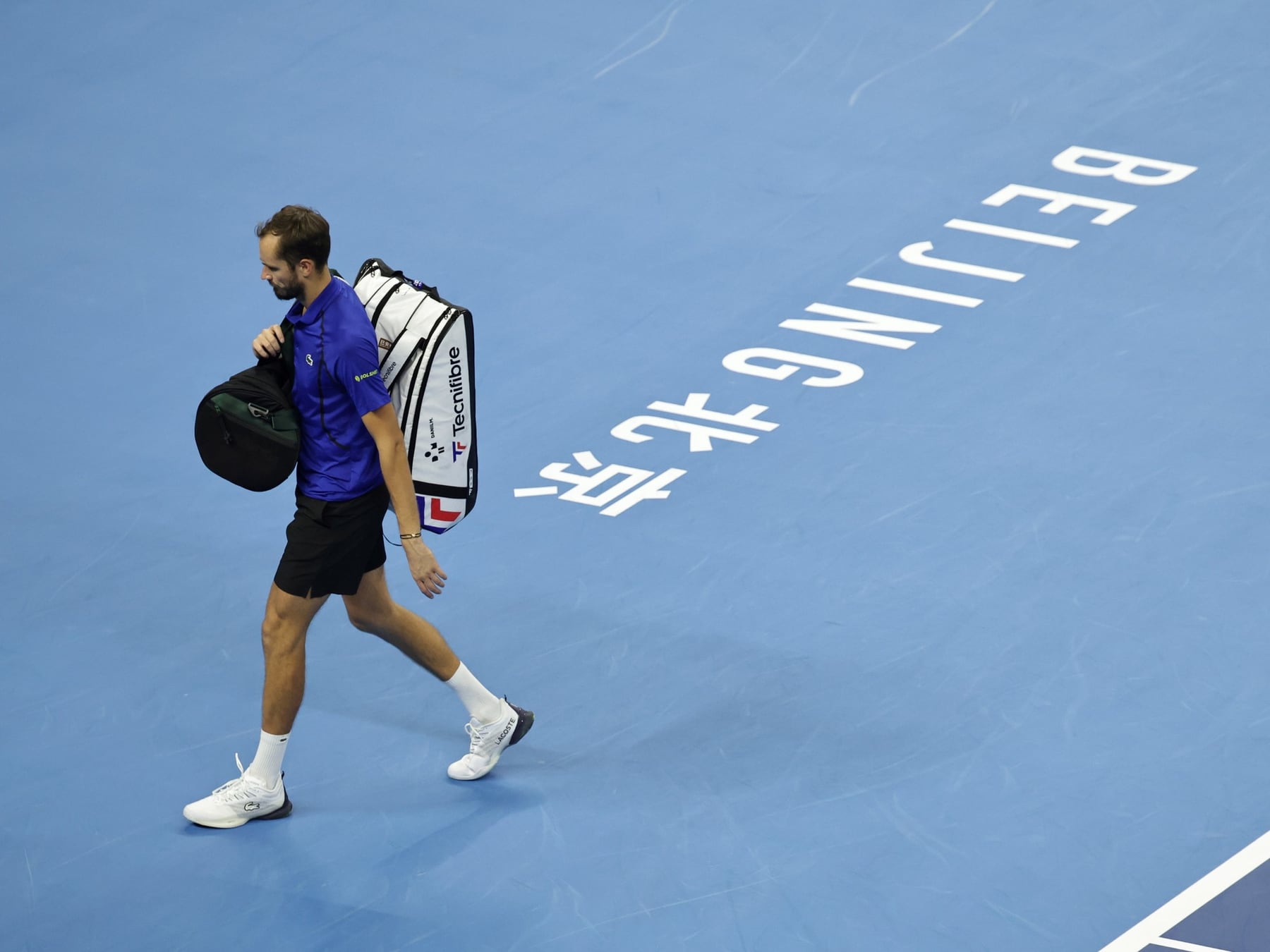 Medvedev se quedó afuera en Pekín: la pelota que se llevó puesta una semifinal