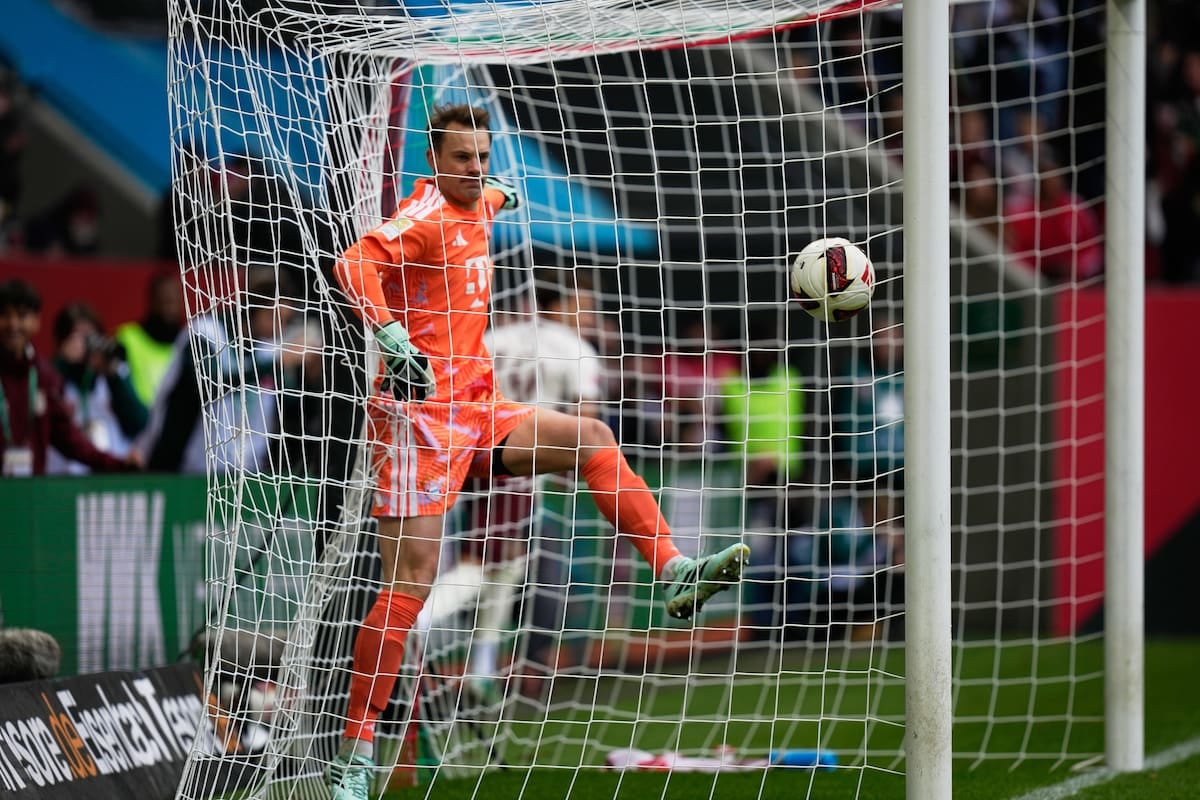 Neuer se comió dos goles y Bayern dejó puntos que no podía dejar en Augsburgo