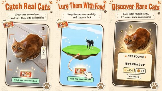 La calle se convierte en tablero: CatchCat saca a los gatos callejeros de la pantalla