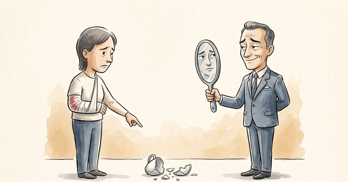 La disculpa que no funciona deja al otro en el centro del problema
